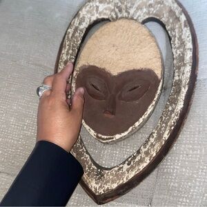 Handcrafted Tribal Mask Wall Art